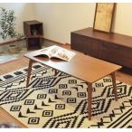 カラメリ センターテーブル 【ブラウン】 天然木(アッシュ) 天然木化粧繊維板(アッシュ) ウレタン塗装