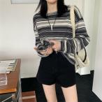 PARASUGAR свободно Mix окантовка cut and sewn длинный футболка женский tops длинный рукав long T большой размер 