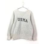 古着 80s USA製 Champion Reverse Weave 「USMA」 貴重!! 両面 前Ｖ リバース スウェット トレーナー S 美品!!