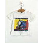  Kids б/у одежда 90s THOMAS THE TANK ENGINE паровозик Томас герой футболка б/у одежда 