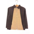  Kids б/у одежда 50s DANNY DARE принт фланель подкладка 2tone вельвет жакет 7 лет ранг б/у одежда 