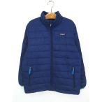  Kids б/у одежда 15s Patagonia [BOY'S DOWN SEWATER] легкий down свитер жакет M 10 лет ранг б/у одежда 