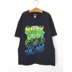  Kids б/у одежда 00s THE INCREDIBLE HULK Халк American Comics герой ламе принт футболка XL 15 лет . высший б/у одежда 