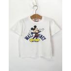  Kids б/у одежда USA производства Disney Mickey Mickey [WALT DISNEY WORLD] герой футболка S 6-8 лет б/у одежда 