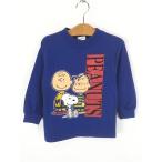  Kids б/у одежда 80s USA производства PEANUTS SNOOPY Snoopy Charlie Brown Linus герой футболка с длинным рукавом XL 5 лет ранг б/у одежда 