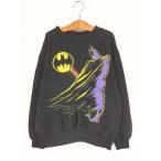  Kids б/у одежда 80s USA производства BATMAN Batman American Comics герой принт тренировочный футболка XL 12 лет ранг б/у одежда 