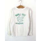  Kids б/у одежда 60s [MAPLE TREE SCHOOL] 3 уровень school Vintage тренировочный футболка 10 лет ранг б/у одежда 