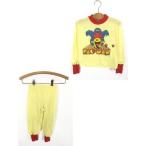  Kids б/у одежда 80s PAC*MAN упаковка man герои игр футболка с длинным рукавом long T× легкий брюки выставить 4-5 лет б/у одежда 