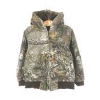  Kids б/у одежда Carhartt защищающий от холода подкладка стеганое полотно настоящий tree утка камуфляж Duck Work активный Parker XS 6 лет ранг 