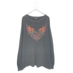  б/у одежда 00s USA производства HARLEY DAVIDSON балка & защита вафля термический рубашка tops L
