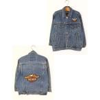  Kids б/у одежда Harley Davidson Eagle балка &amp; защита голубой Denim Tracker жакет G Jean S 8 лет ранг 