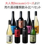 ショッピングビール 父の日 ワイン ワインセット 産地・ブドウ品種の個性を知って楽しむ Because シリーズ 8本 赤白泡 飲み比べ 赤 白 スパークリング ビコーズ 第1弾 wineset 送料無料