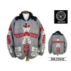 ショッピングカウチン 【送料無料 43%OFF】HOUSTON  ヒューストン   裏フリース仕様　カウチンセーター  「TOTEM POLE」     NO.22142    GRAY_Lサイズ
