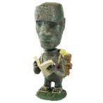 【即納】ボブリングモアイ モアイ金次 (首ふりモアイ) RH-129 モアイ像 金次郎 インテリア　映画 二宮金次郎 バブリング