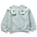 ショッピングセラフ Seraph 襟刺しゅう裏起毛トレーナー セラフ 長袖 トレーナー キッズ 子ども服 S411094