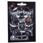  motor head *MOTORHEAD*ENGLAND BUTTON BADGE SET жестяная банка значок комплект (5 штук входит )