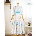 ショッピングミモレ丈 アトリエ・ペイント ポプリンワンピース　 レディース　ミモレ丈 ２０代３０代４０代 50代　