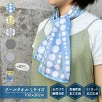 ショッピングクールタオル Sommer(ソメル) ソメル　クールタオルL　ドットブルー