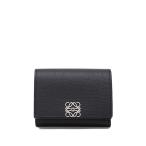 ショッピングロエベ 26SS モデル ロエベ LOEWE ANAGRAM TRIFOLD アナグラム トライフォールド 三つ折り財布【1100 BLACK】 C821TR2X16 1100 BLACK/【2026SS】l-wallet