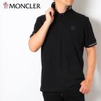 ショッピングMONCLER モンクレール MONCLER  メンズ ラバーワッペン+ラインデザイン 鹿の子ポロシャツ【ブラック】 8A00001 89A16 999/【2024SS】m-tops