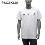 モンクレール MONCLER  トリコロールロゴ Tシャツ【ホワイト】 8C00043 8390T 001/【2022SS】m-tops
