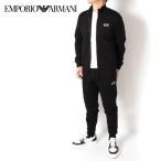 エンポリオアルマーニ EMPORIO ARMANI EA7 トラックジャケット+スウェットパンツ 上下 セットアップ【BLACK(ホワイトロゴ)】 8NPV60 PJVRZ 1200/【2024-25AW】