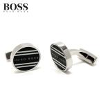 ヒューゴ・ボス HUGO BOSS  Ned カフス【シルバー×ブラック】 50412388 10218914 001/accessory