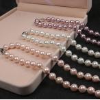 【閉店セール大処分】貝パール 10mm パール ネックレス 真珠 イヤリング 冠婚葬祭 フォーマル アクセサリー 結婚式 入学式 ホワイト レディース 96nl01