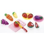 Yahoo! Yahoo!ショッピング(ヤフー ショッピング)プレゼント 子供 男の子 女の子 とれたてクッキング 野菜&果物 ザクッと切れるおままごとセット 包丁とまな板付き キッチン おもちゃ 知育玩具