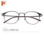  бамбук кошка очки [8641-C1]( metal рама + тонкий линзы + очки ..+ с футляром )