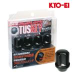 ミライース ホイールナット LA350S LA360S M12xP1.5 ブルロックタスキー ブラック 21HEX ロックナット 4個set KYO-EI(協永産業) T601B