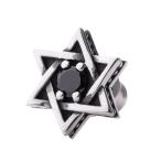 Yahoo! Yahoo!ショッピング(ヤフー ショッピング)アルテミスキングス ARTEMISKINGS ヘキサグラムスタッドピアスBK 片耳分 シルバーピアス 925 メンズ ブランド AKE0072（skz）