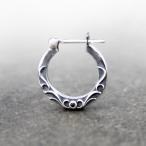 Yahoo! Yahoo!ショッピング(ヤフー ショッピング)メーカー取り寄せ品 AQUA FORTIS アクアフォルティス 身を守るお守り フープタイプピアス ブラックジルコニア 片耳分 FPP-020F/BZ