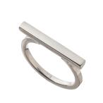 エレノアジュエリー Elenore Jewelry ストレートラインリング シルバーリング 925レディース 個性 指輪 ELR0045(skz)