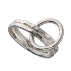 エレノアジュエリー Elenore Jewelry ダブルリンクリング シルバーリング 925レディース 個性 指輪 ELR0051(skz)