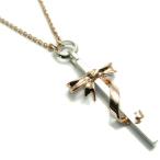 Yahoo! Yahoo!ショッピング(ヤフー ショッピング)メーカー取り寄せ品 ケンブラッド KenBlood KP-324 PKクロスリボンペンダント ピンク ネックレス メンズ 個性 シルバー925