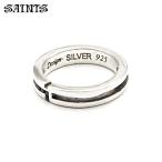 メーカー取り寄せ品 セインツ Saints SSR2-116bk ブラックジルコニアクロスリング シルバーリング 925メンズ 個性 指輪