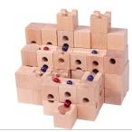 知育玩具 積み木 キュボロ スタンダード 54個 ビー玉 クリスマス CUBLOCK