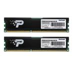 Patriot Memory DDR3 1600MHz PC4-12800 16GBキット (2 x 8GB) デスクトップ用メモリ ヒートシンク付P