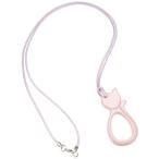 エニックス ペンダントルーペ ねこ 倍率1.75倍 ピンク LP-004PI