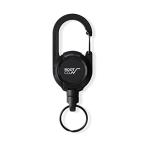 【ROOT CO.】マグネット内蔵カラビナリール GRAVITY MAG REEL LITE (ブラック/マット)