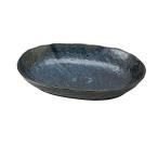 TAMAKI カレー皿 藍 直径23×奥行16.5×高さ3.5cm 電子レンジ・食洗機対応 日本製 T-918814