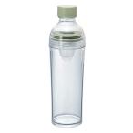 HARIO(ハリオ) フィルターインボトル ポータブル スモーキーグリーン 樹脂製 縦横 400ml 茶こし付き プレゼント ギフト 贈り物 FIBP-40-SG
