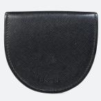 PRADA プラダ 小銭入れ コインケース ロゴ レザー 黒 ブラック 01BS117