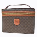 CELINE Celine Macadam косметичка ручная сумочка Brown кожа 69BS502