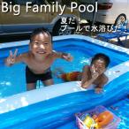 ビニールプール 家庭用プール 262cm×172cm 子供 水遊び 水浴び ジャンボファミリープール 2.6m 送料無料