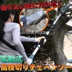 高枝切り電動チェーンソー 高枝のこぎり 電動チェンソー 高枝切りチェーンソー 軽量 高枝チェーンソー 電動のこぎり ガーデニング