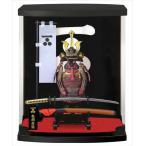 戦国武将 フィギュア 毛利元就 Aタイプ ケース付き 家紋 兜コレクション グッズ 兜 刀 刀掛台 旗指物 戦国地図 解説書 インテリア 節句 お土産 おみやげ