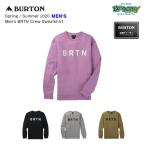 BURTON バートン Men's BRTN Crew Sweatshirt 137171  メンズ クルー スウェットシャツ レギュラーフィット起毛フリース素材 ロゴ Spring/Summer2020 正規品