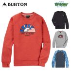 BURTON バートン Women's Oak Crew Sweatshirt 208291 ウーメンズ オーククルーフリース レギュラーフィット Dryride 速乾 サムホール ロゴ 2021冬 正規品